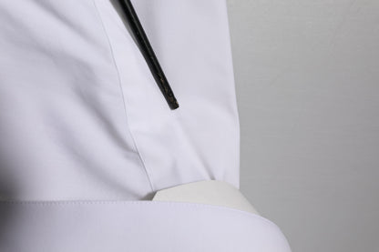 White Cotton GOLD Long Sleeves Formal Shirt