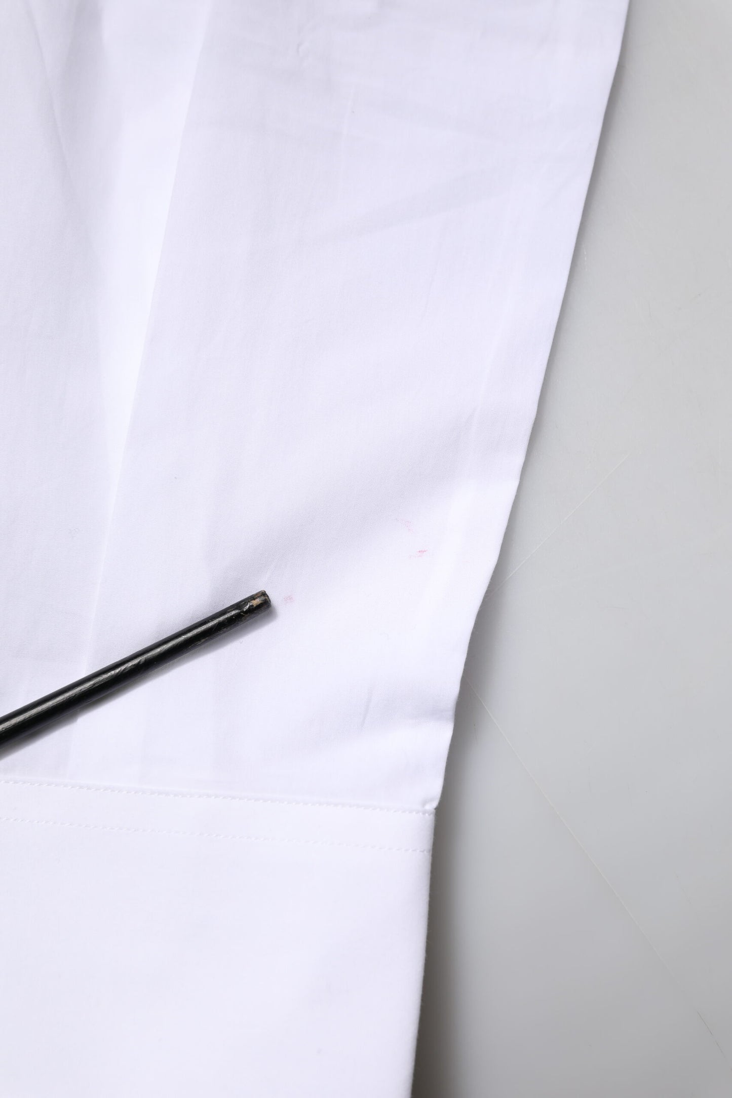 White Cotton GOLD Long Sleeves Formal Shirt