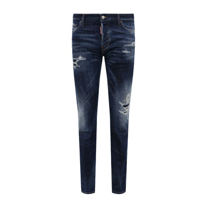 Pantalones y vaqueros de algodón azules
