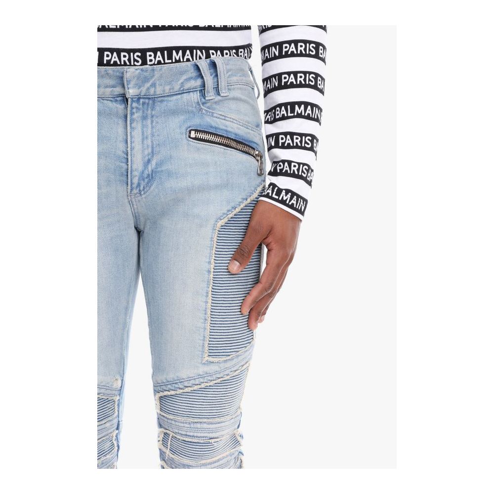 Pantalones y vaqueros de algodón azules
