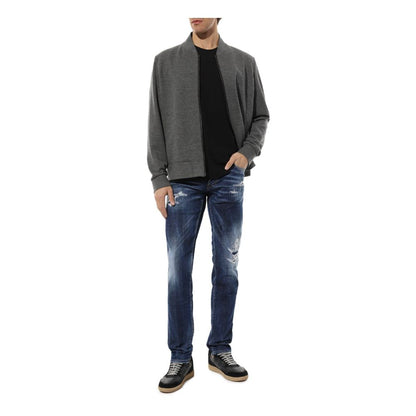 Pantalones y vaqueros de algodón azules