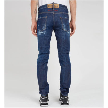 Pantalones y vaqueros de algodón azules