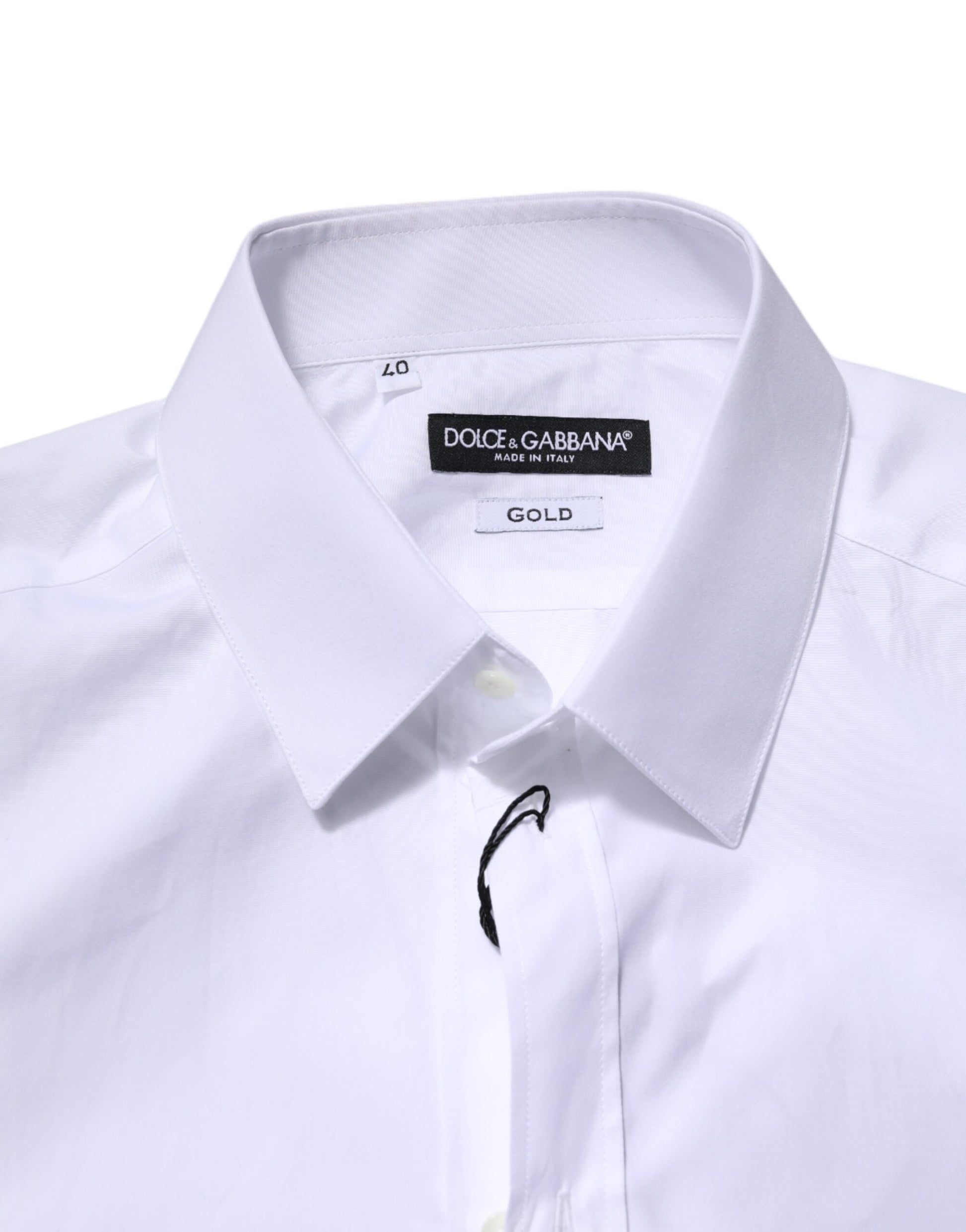 White GOLD Long Sleeves Dress Formal Shirt