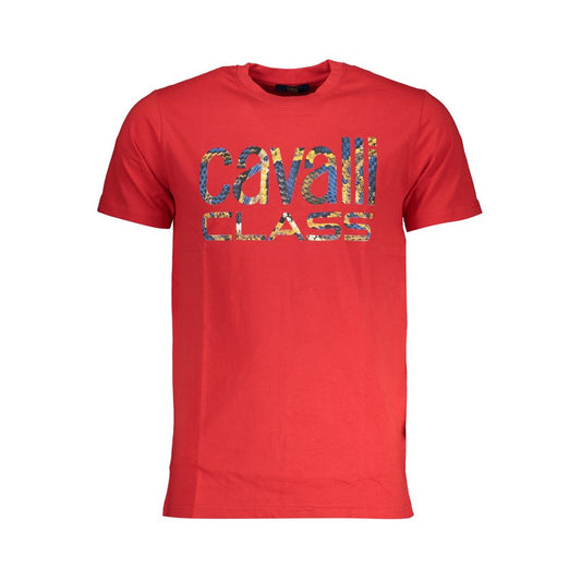 Camiseta roja de algodón