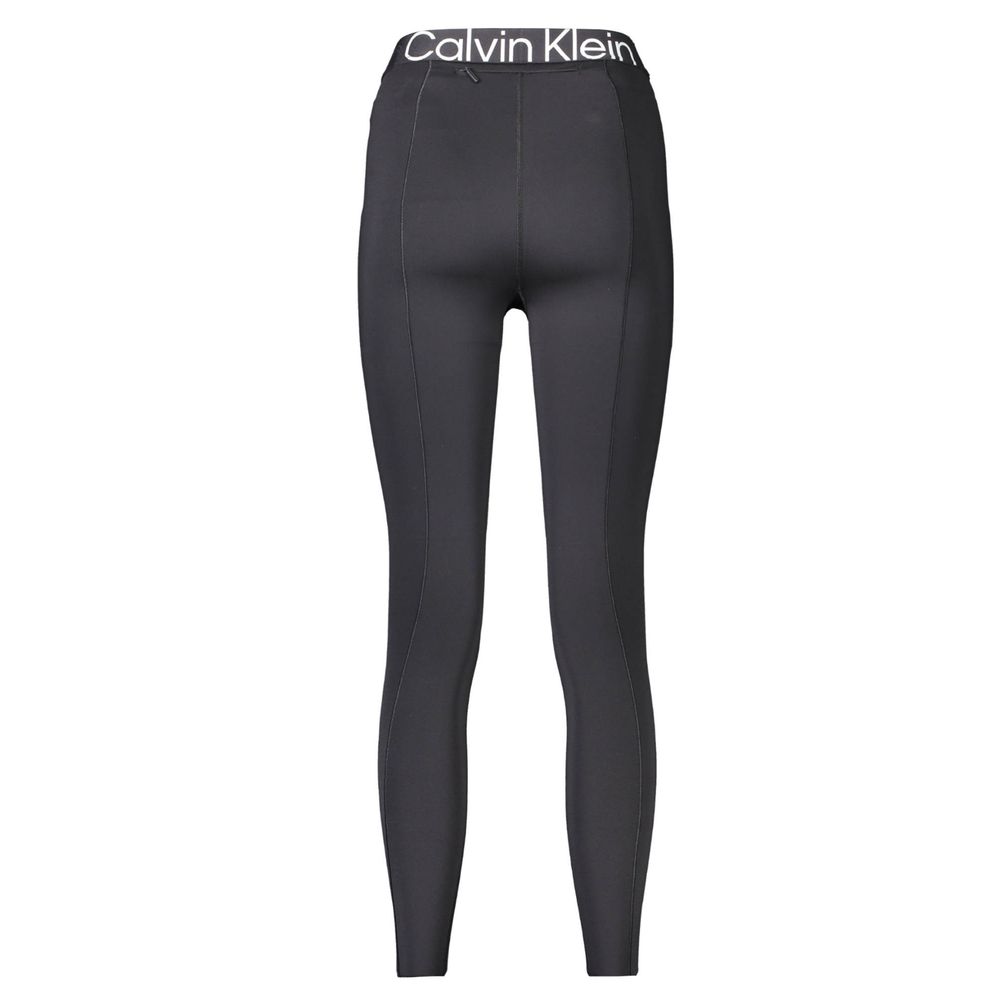 Leggings de poliéster negros para mujer