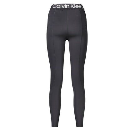Leggings de poliéster negros para mujer