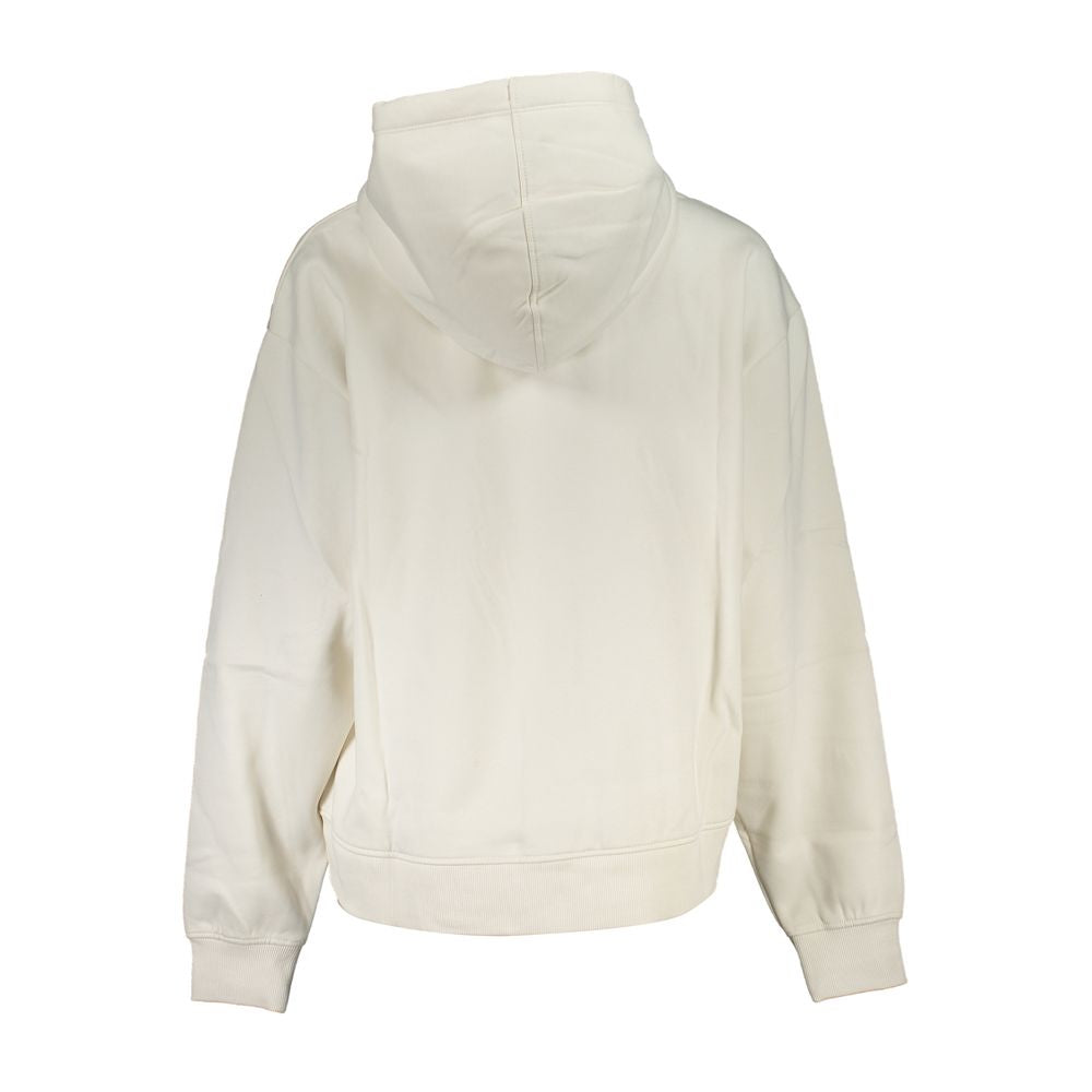 Sudadera con capucha Chic White Fleece