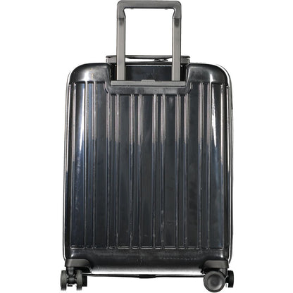 Black Polycarbonate Men Luggage
