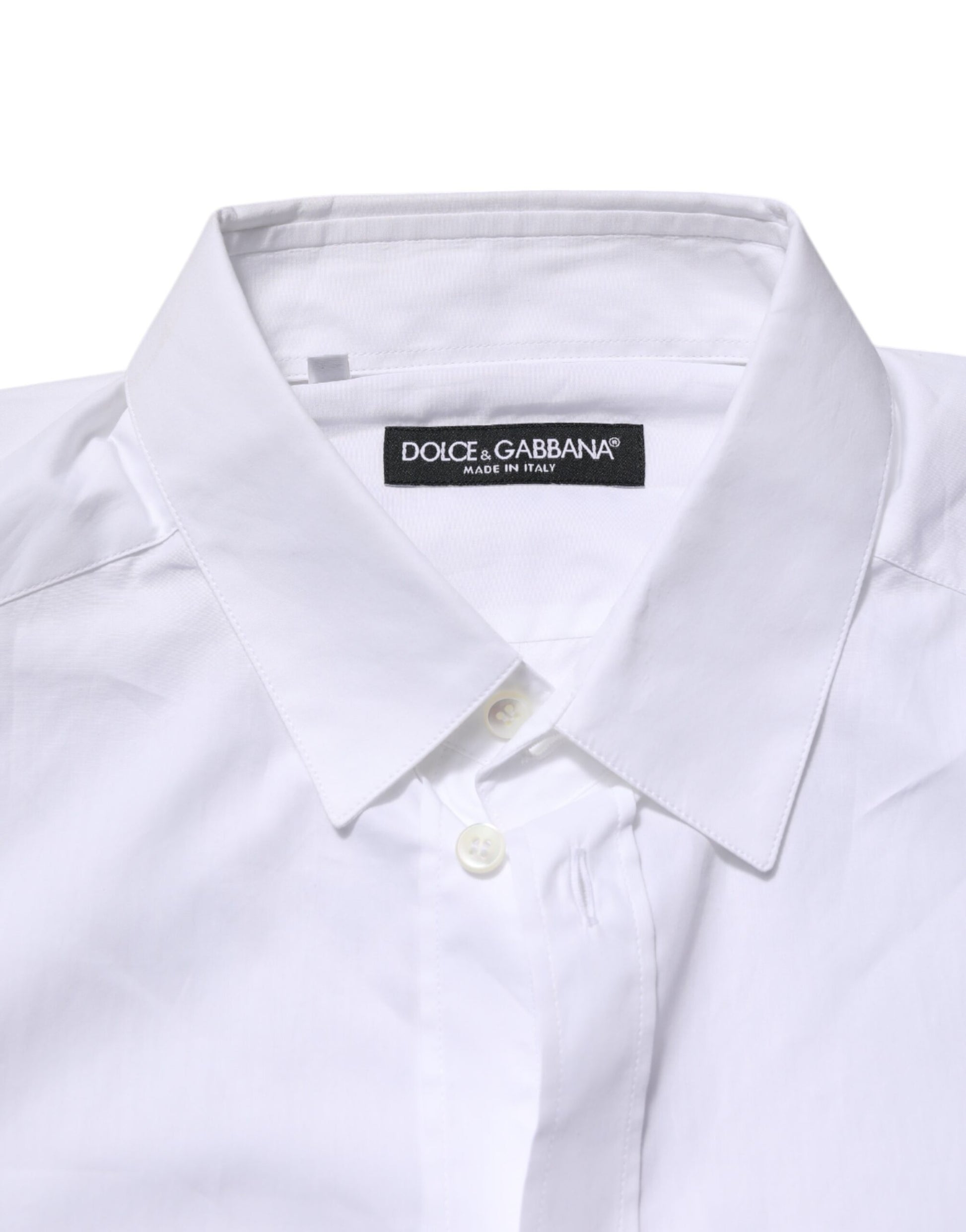 White Cotton Long Sleeves Dress Formal Shirt