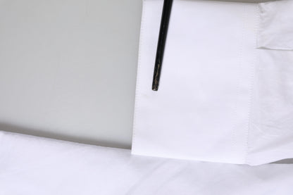 White GOLD Long Sleeves Dress Formal Shirt