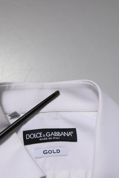 White GOLD Cotton Poplin Dress Formal Shirt