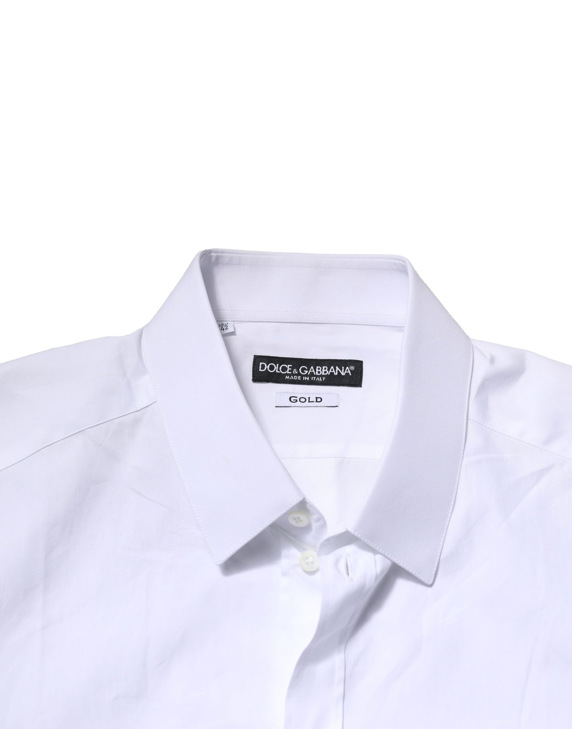 White GOLD Cotton Men Dress Formal Shirt