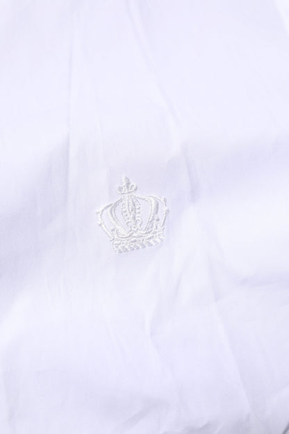 White GOLD Cotton Men Dress Formal Shirt
