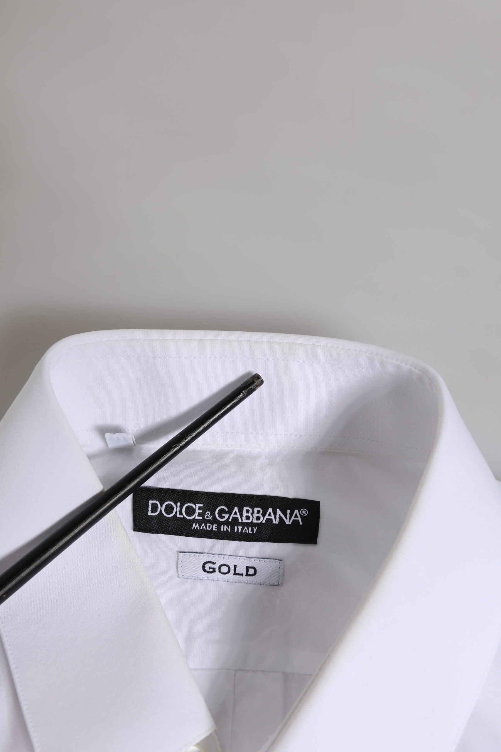 White GOLD Cotton Men Dress Formal Shirt