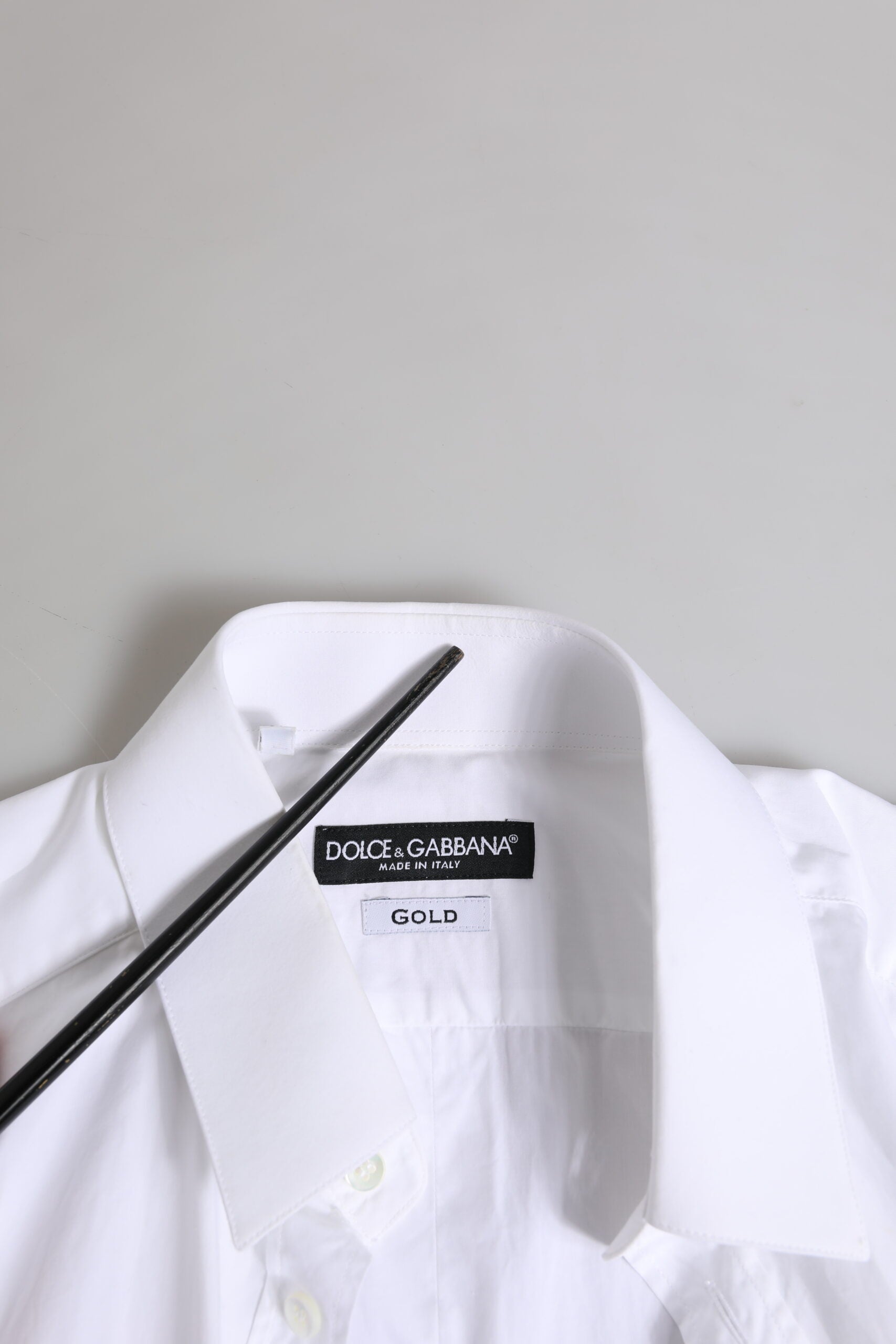 White GOLD Cotton Long Sleeves Formal Shirt