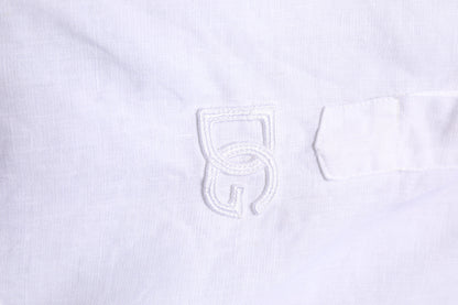 White Linen Long Sleeves Casual Men Shirt