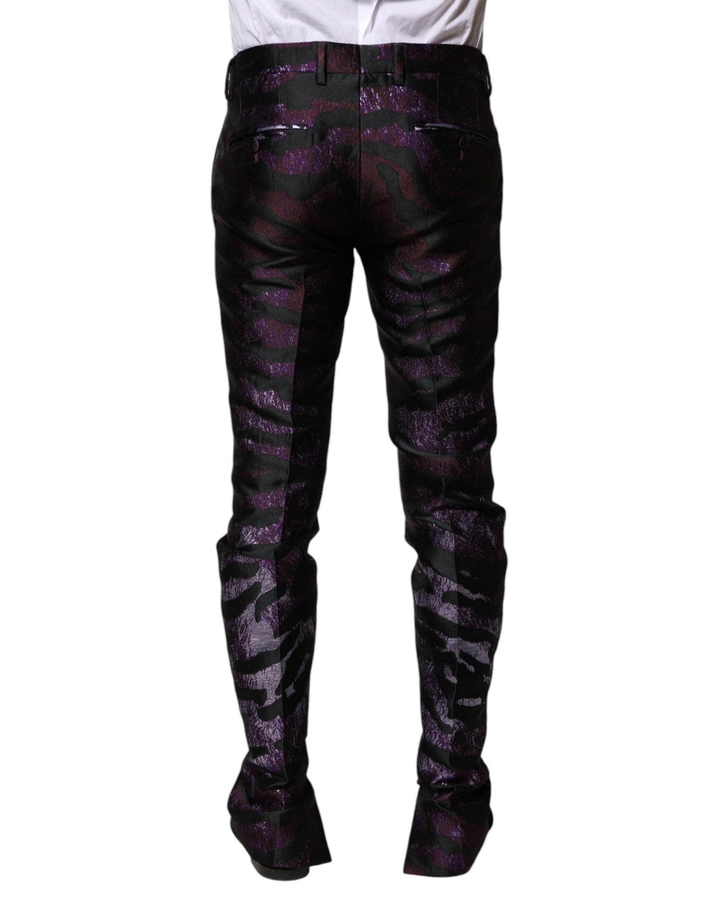 Multicolor Polyester Patterned Pants