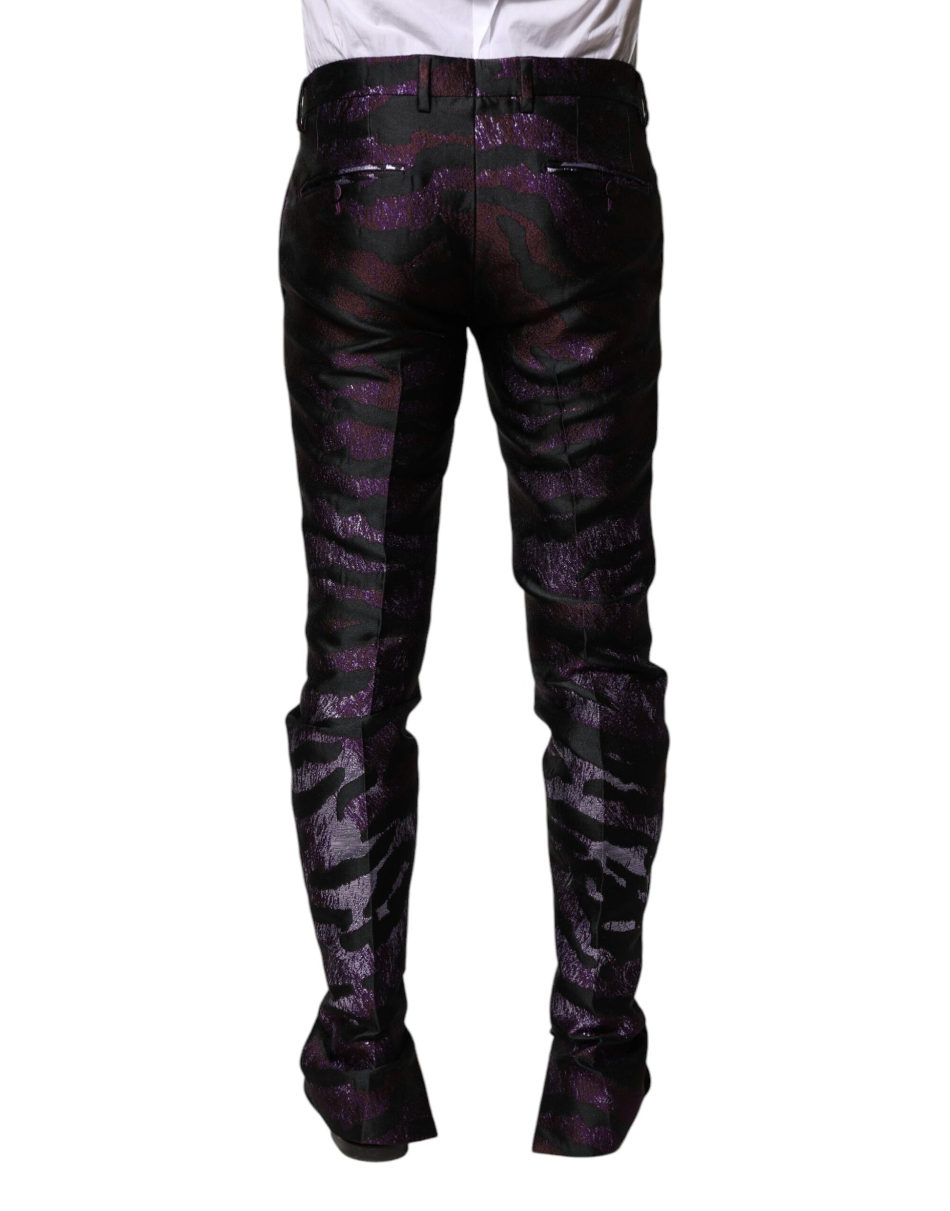 Multicolor Polyester Patterned Pants