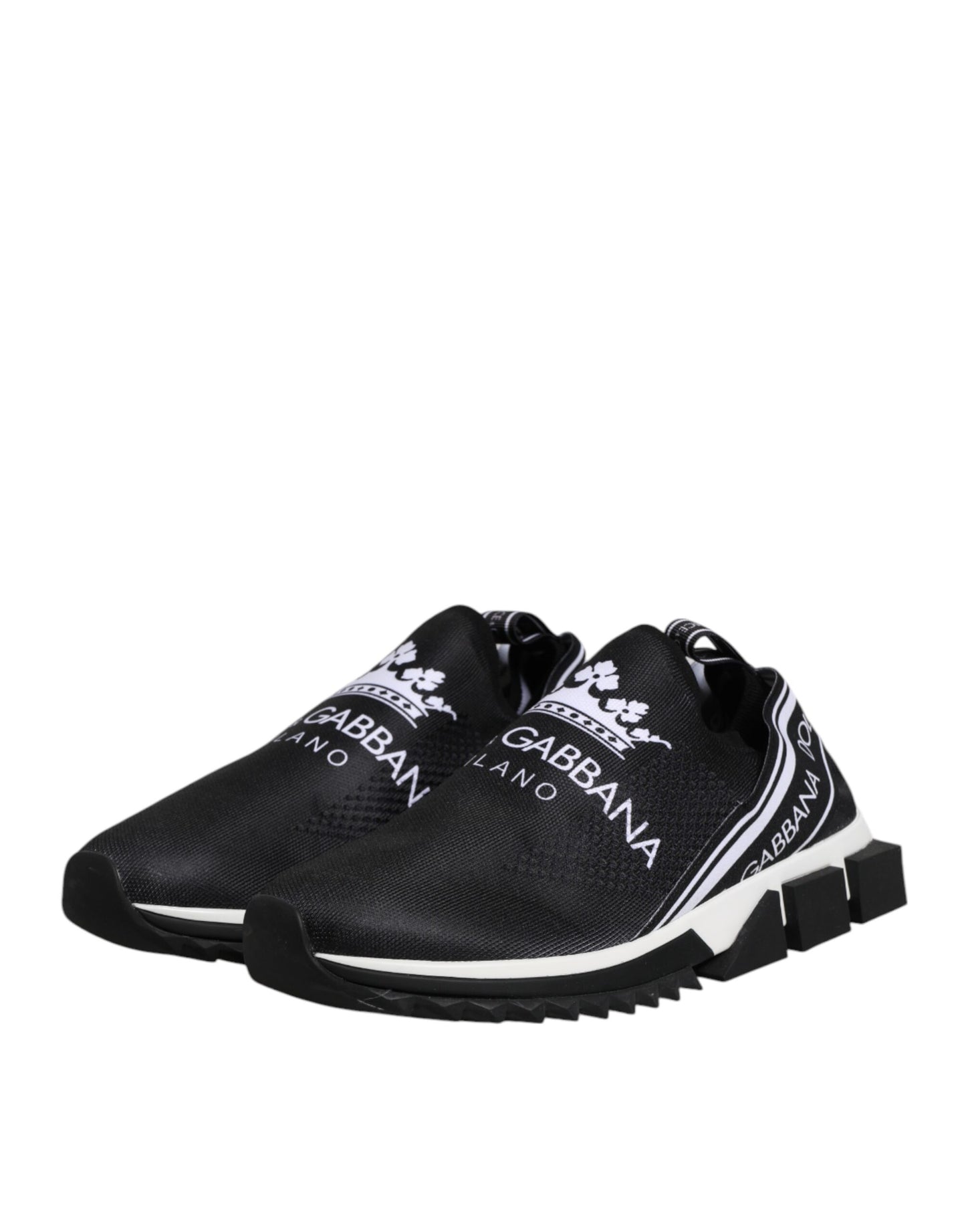 Black DG Crown Slip On Sorrento Sneakers Shoes