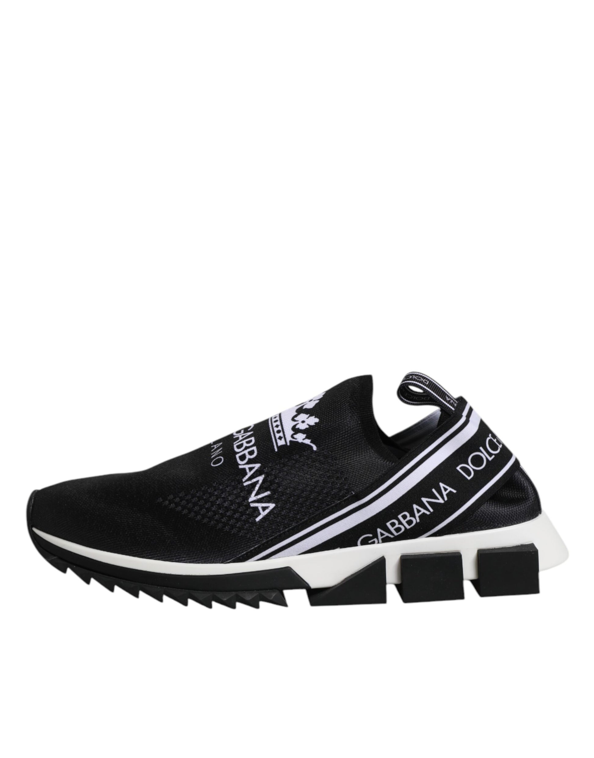 Black DG Crown Slip On Sorrento Sneakers Shoes