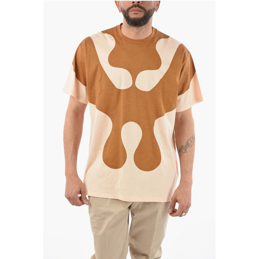 Crewneck T-shirt with BOO MONSTER Print