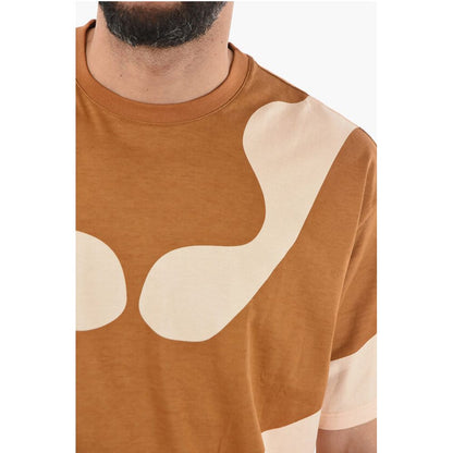 Crewneck T-shirt with BOO MONSTER Print