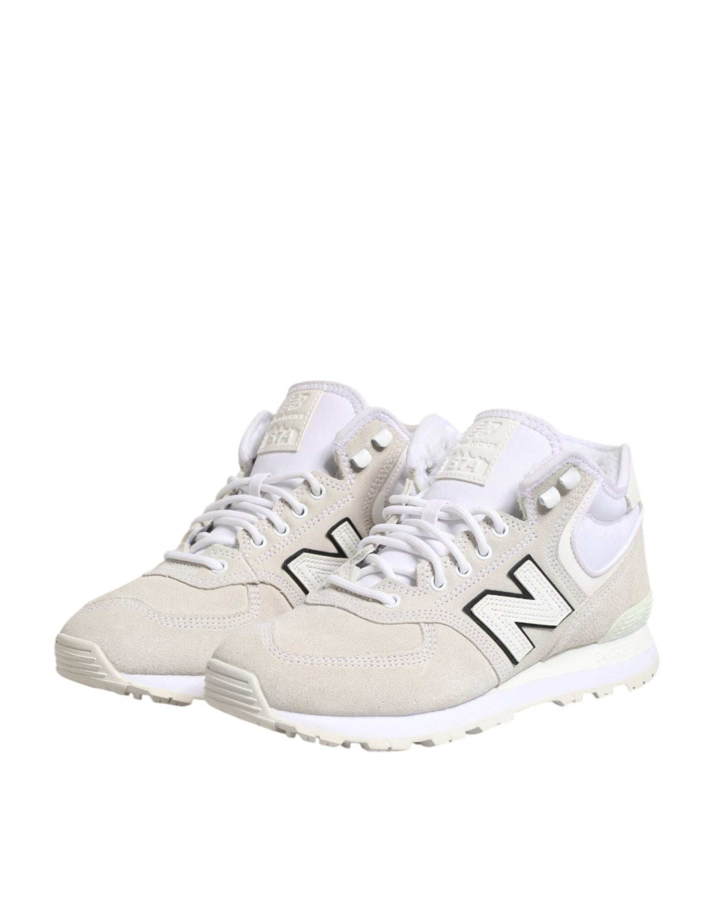 Off White Suede Sneakers Shoes
