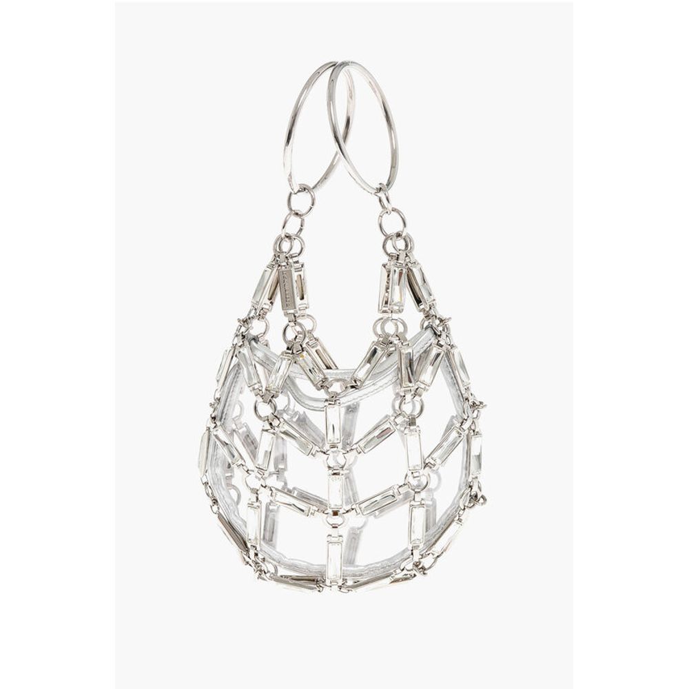Rhinestoned NET Jewel Clutch