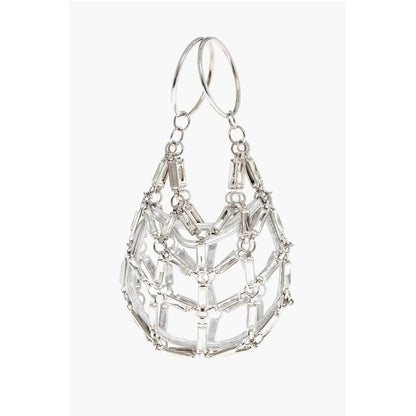 Rhinestoned NET Jewel Clutch