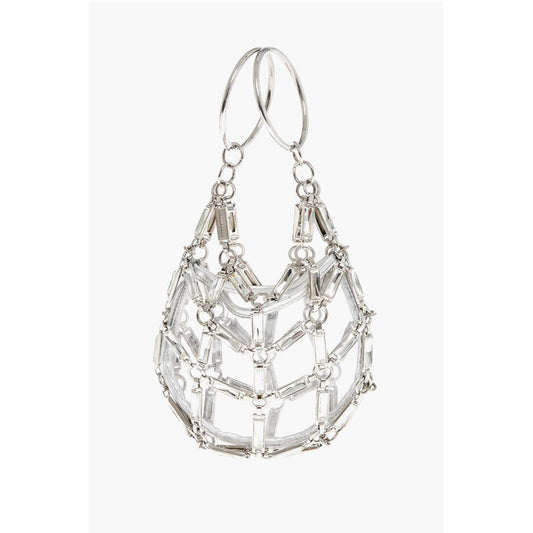 Rhinestoned NET Jewel Clutch