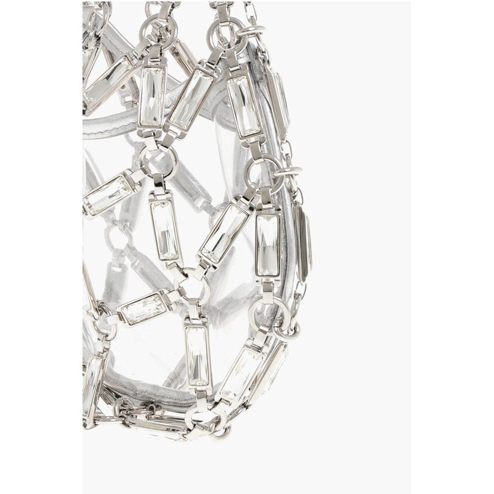 Rhinestoned NET Jewel Clutch