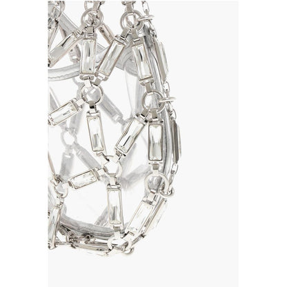 Rhinestoned NET Jewel Clutch