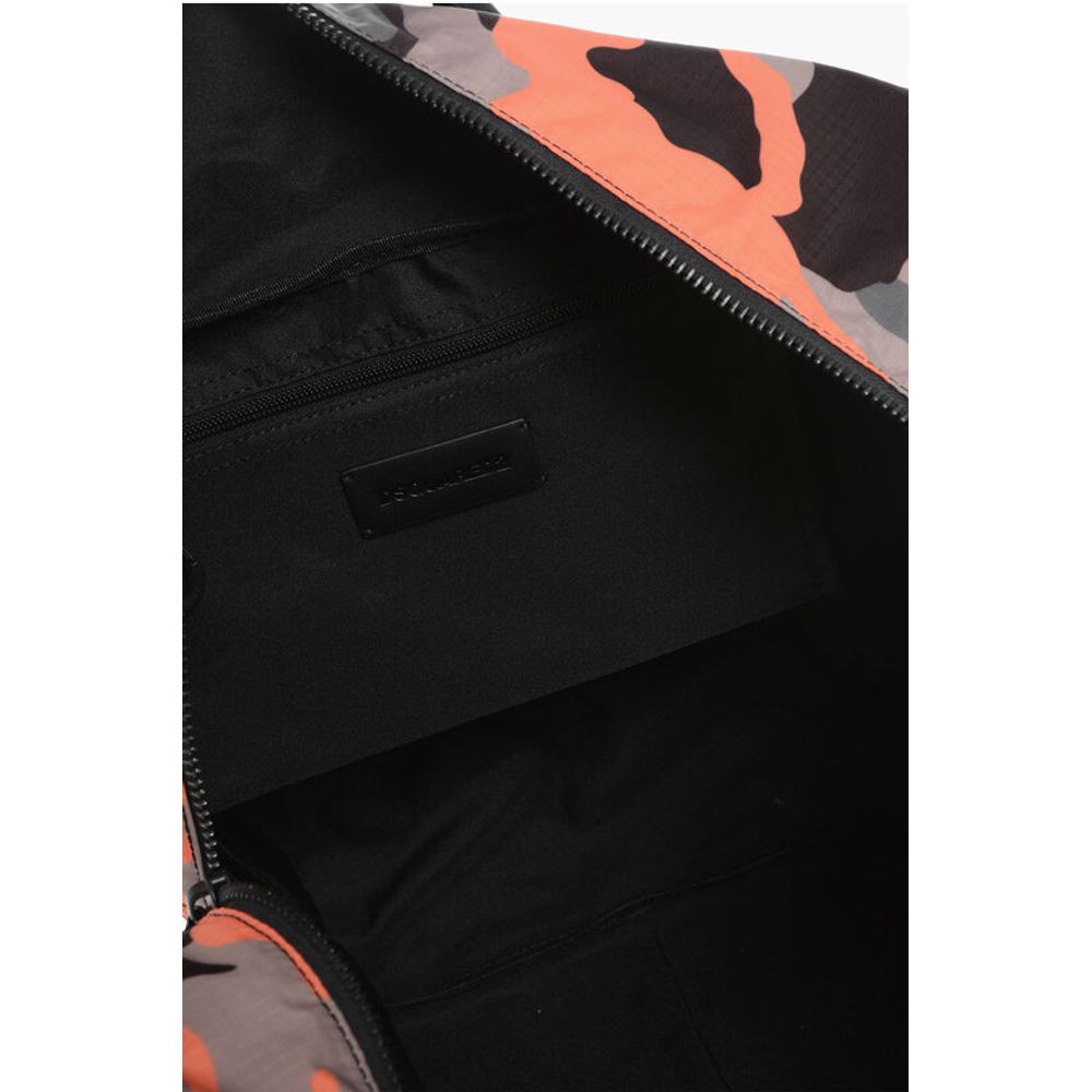 Nylon CERESIO Travel Bag with Camouflage Motif