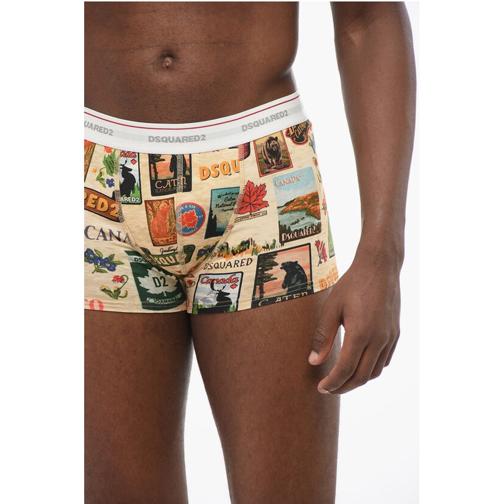 Printed Cotton Blend Boxer