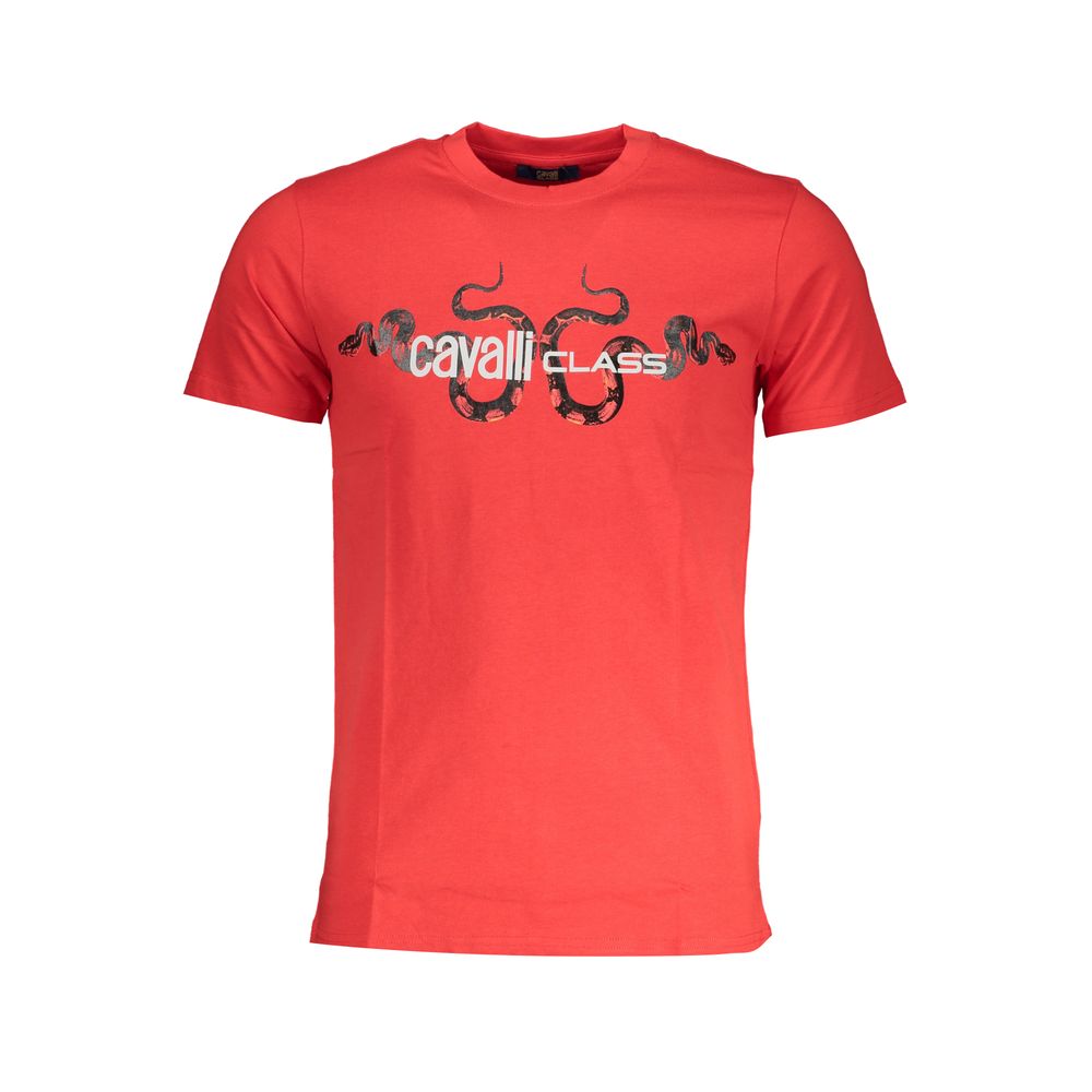 Camiseta roja de algodón