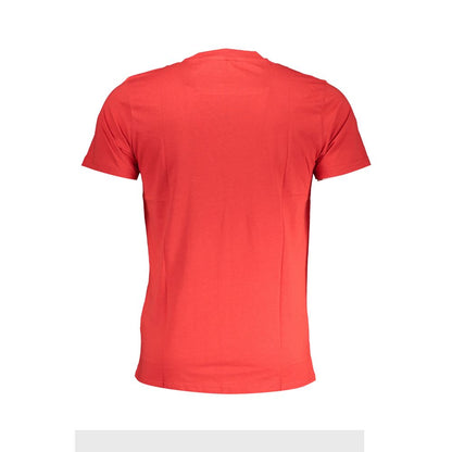 Camiseta roja de algodón