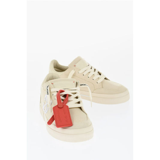 Canvas VULCANIZED Low-Top Sneakers With Embroidered Logo