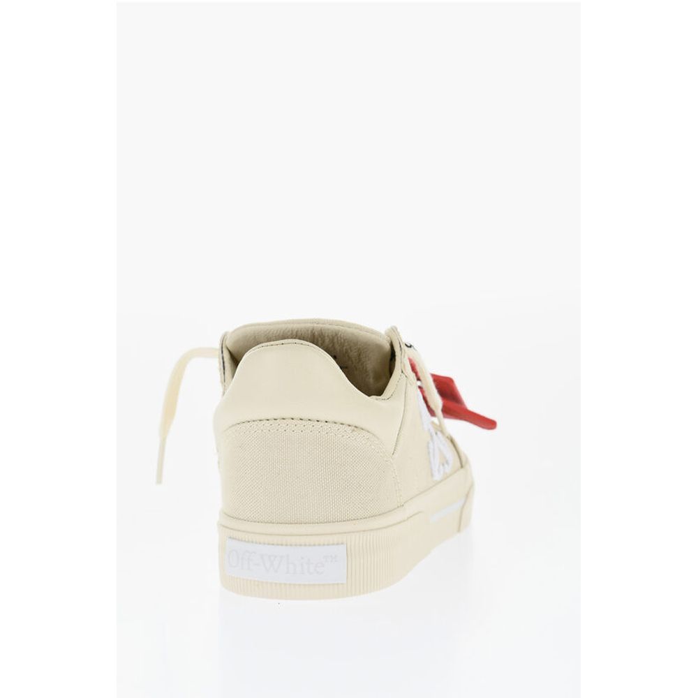 Canvas VULCANIZED Low-Top Sneakers With Embroidered Logo