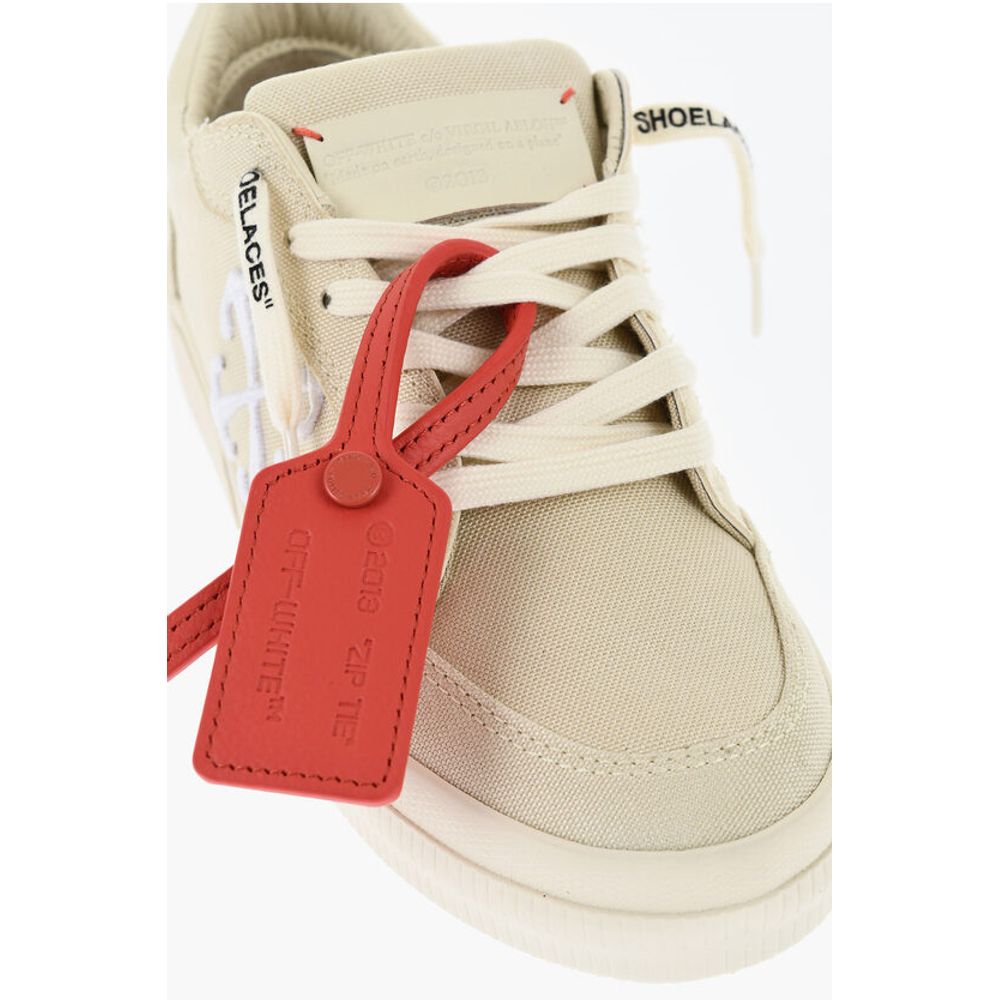 Canvas VULCANIZED Low-Top Sneakers With Embroidered Logo