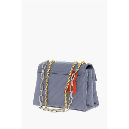 Quilted Leather JACKHAMMER Bag with Chain Shoulder Strap