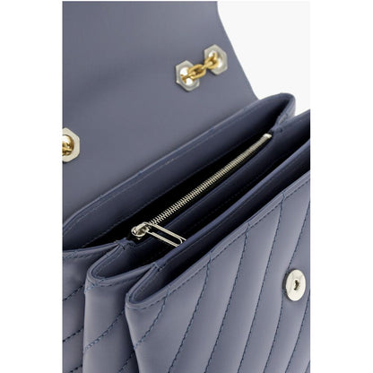 Quilted Leather JACKHAMMER Bag with Chain Shoulder Strap