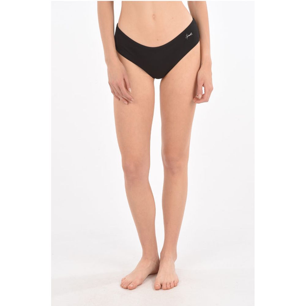 V KARL & CHOUPETTE Slip Swimsuit with Logo