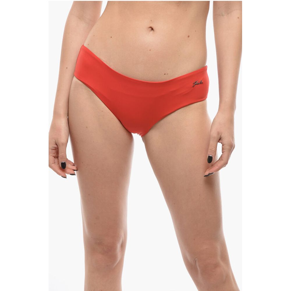V KARL & CHOUPETTE Slip Swimsuit with Logo