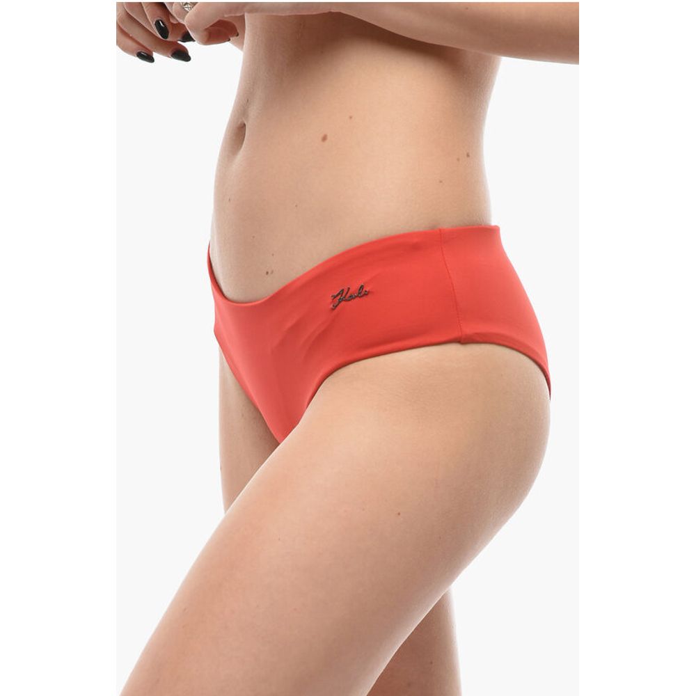 V KARL & CHOUPETTE Slip Swimsuit with Logo