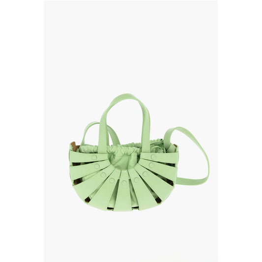 Perforated Leather THE SHELL Hand Bag