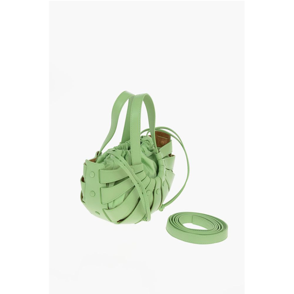 Perforated Leather THE SHELL Hand Bag