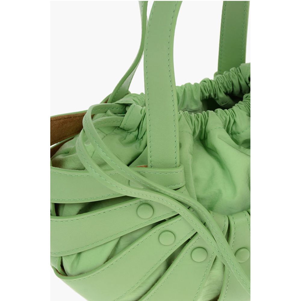 Perforated Leather THE SHELL Hand Bag