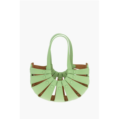 Perforated Leather THE SHELL Hand Bag
