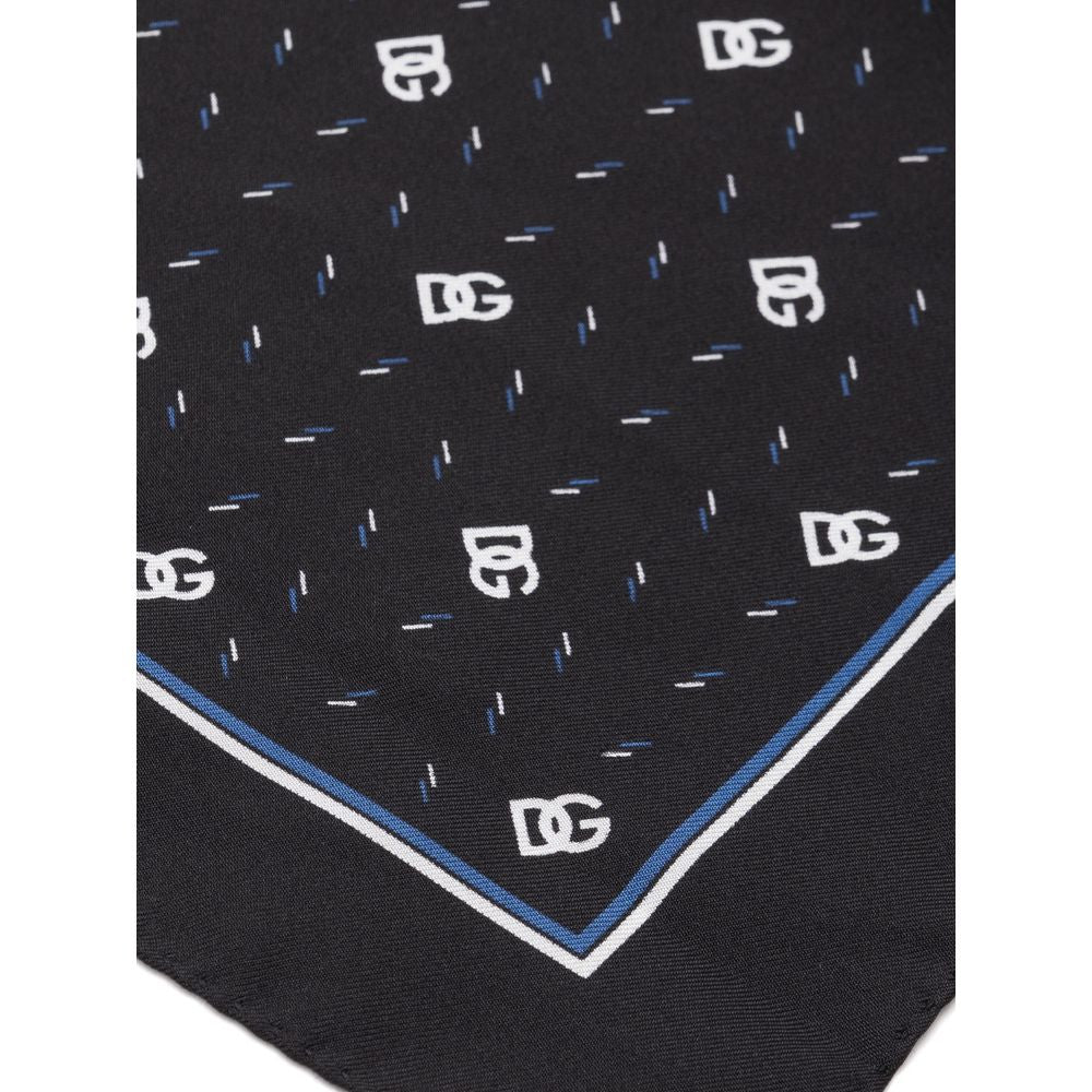 Black Silk Handkerchief