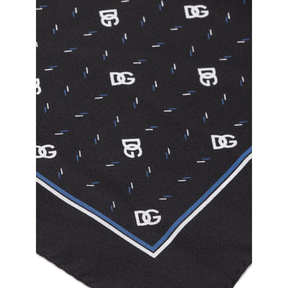 Black Silk Handkerchief